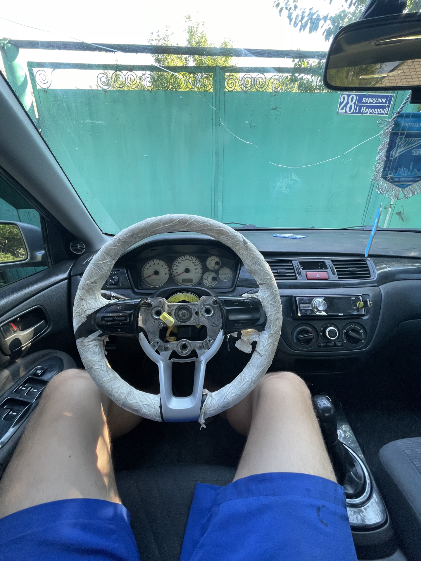Руль киа рио 4 в лансер 9 часть 1 — Mitsubishi Lancer IX, 1,6 л, 2004 ...