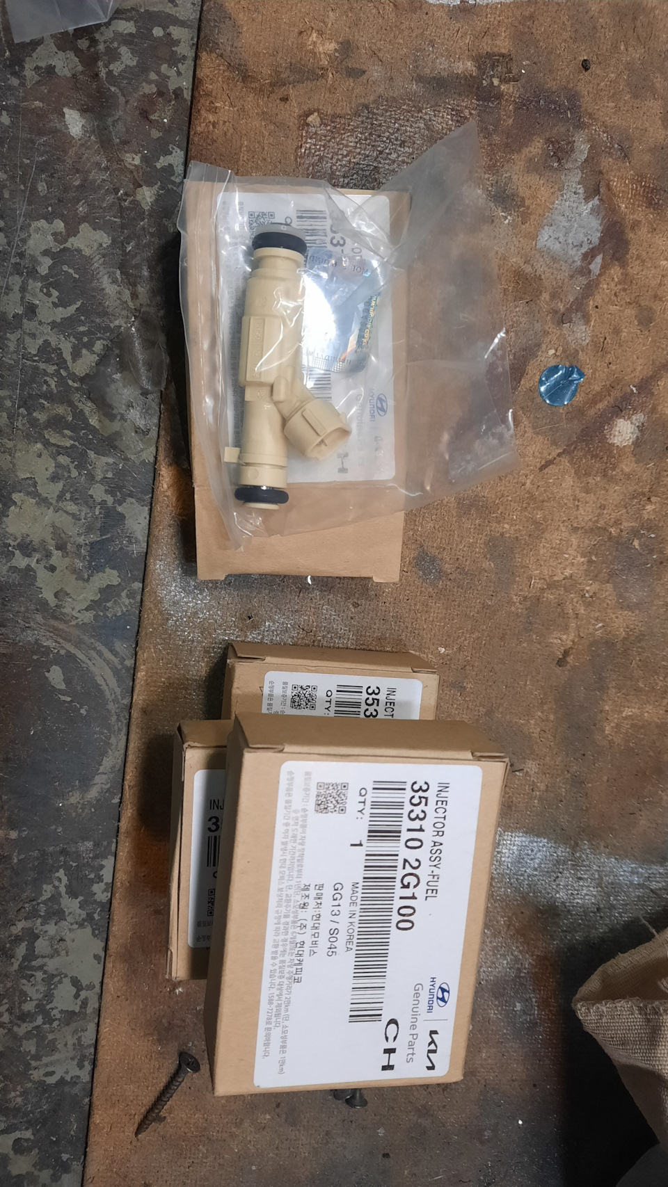 353102G100 Топливная форсунка KIA HYUNDAI | Запчасти на DRIVE2