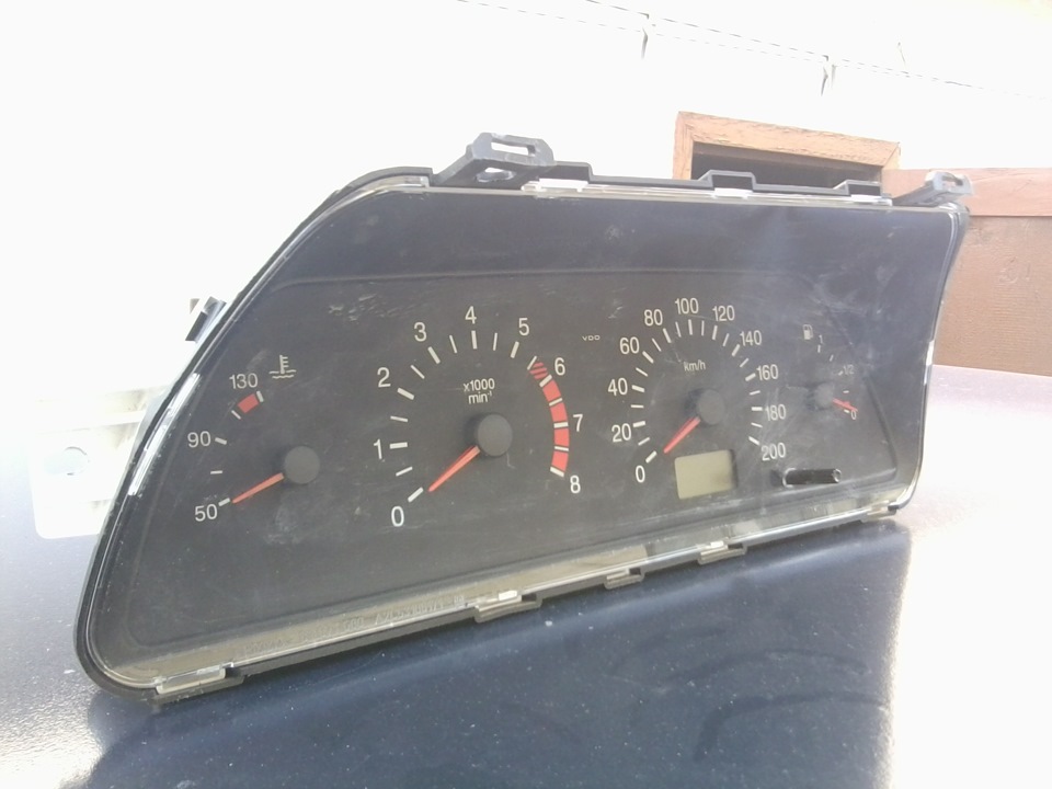 Приборная панель 2110 VDO (один дисплей) на 2105 — Lada 2105, 1,5 л ...
