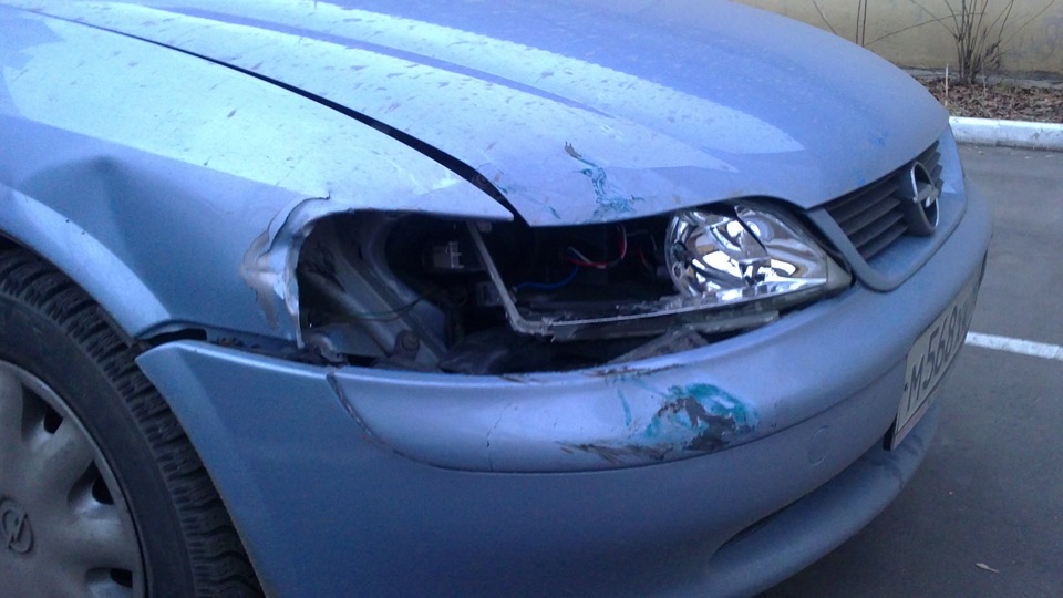 Догнал шаху — Opel Vectra B, 1,6 л, 1997 года | ДТП | DRIVE2