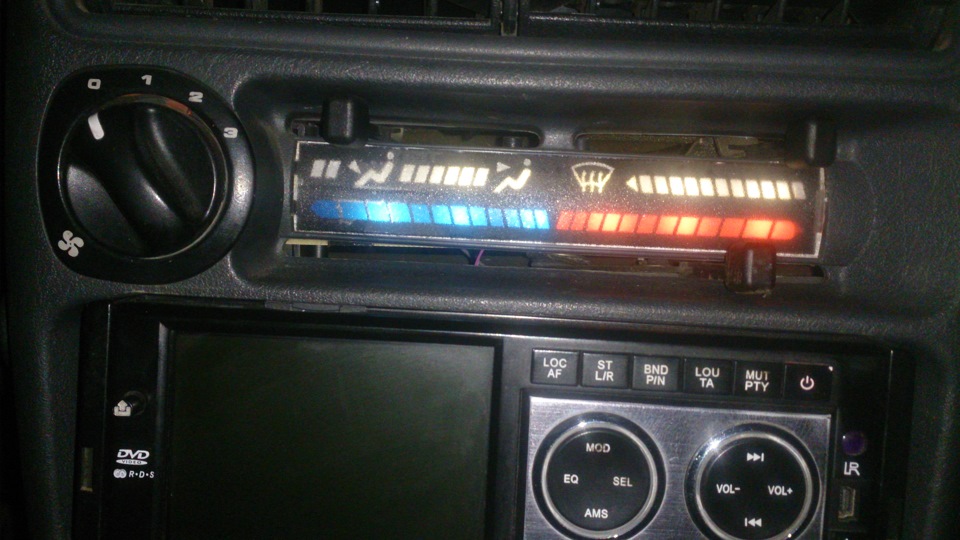 подсветка печки на четырку))) — Chevrolet Niva, 1,7 л, 2004 года ...