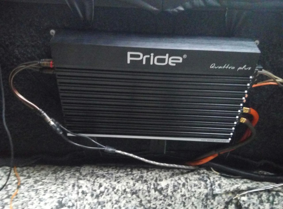 Установка усилителя Pride Quattro Plus — Lada 2114, 1,6 л, 2004 года ...