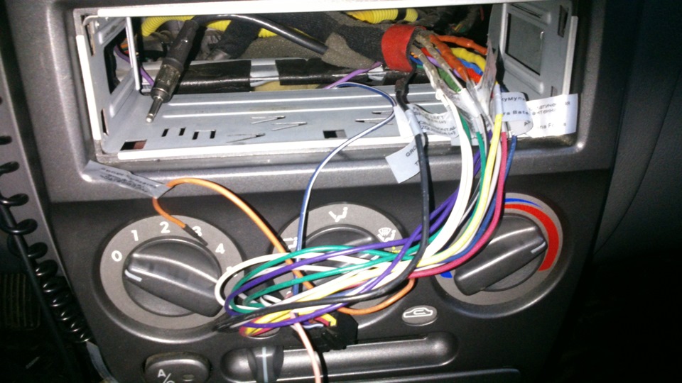 Новая магнитола LG, взамен штатной HYUNDAI — Hyundai Accent (2G), 1,5 л ...