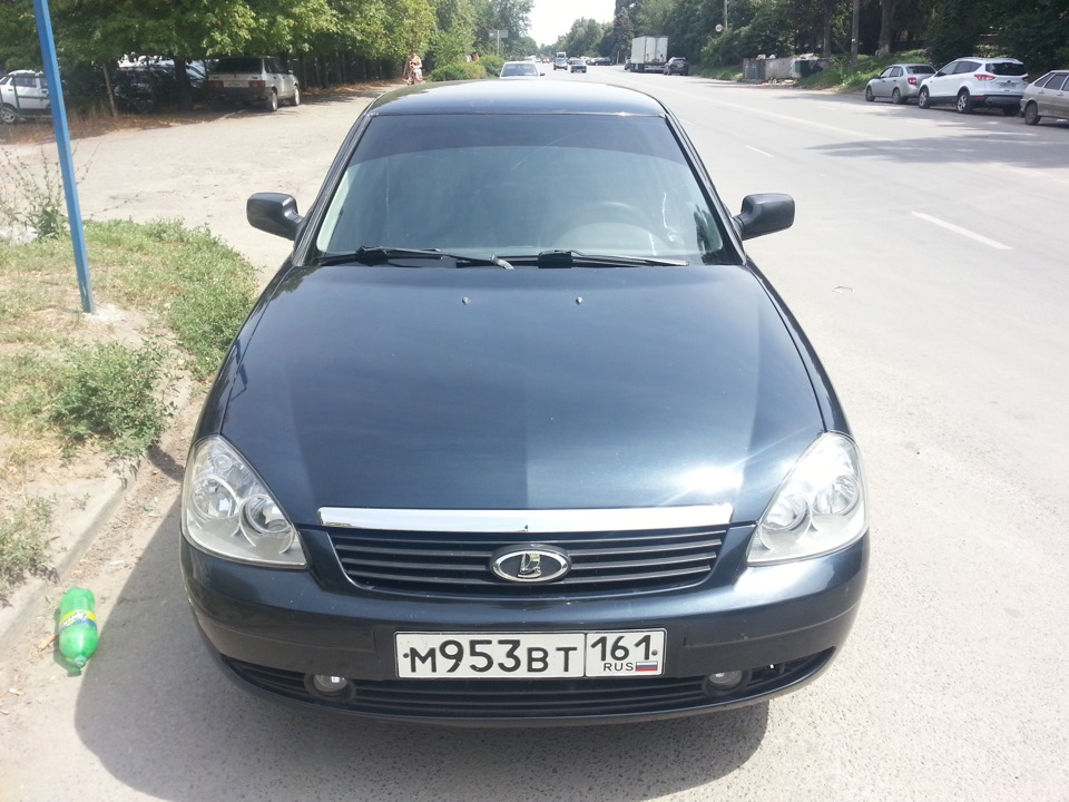 Полоска на лобовое. — Lada Приора хэтчбек, 1,6 л, 2008 года | стайлинг ...