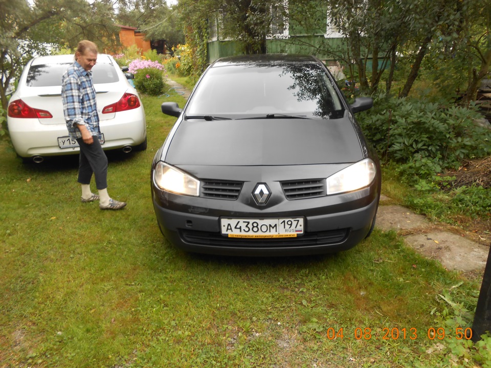 Чехов — Москва — Renault Megane II, 1,6 л, 2004 года | фотография | DRIVE2