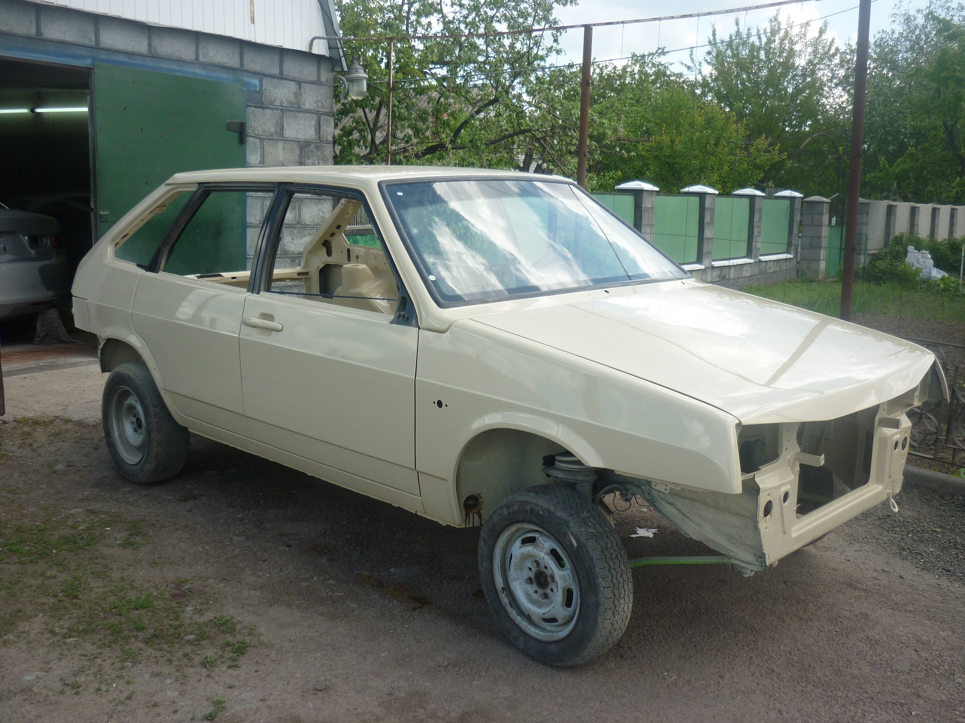 Фото после покраски — Lada 2109, 1,3 л, 1988 года | кузовной ремонт | DRIVE2