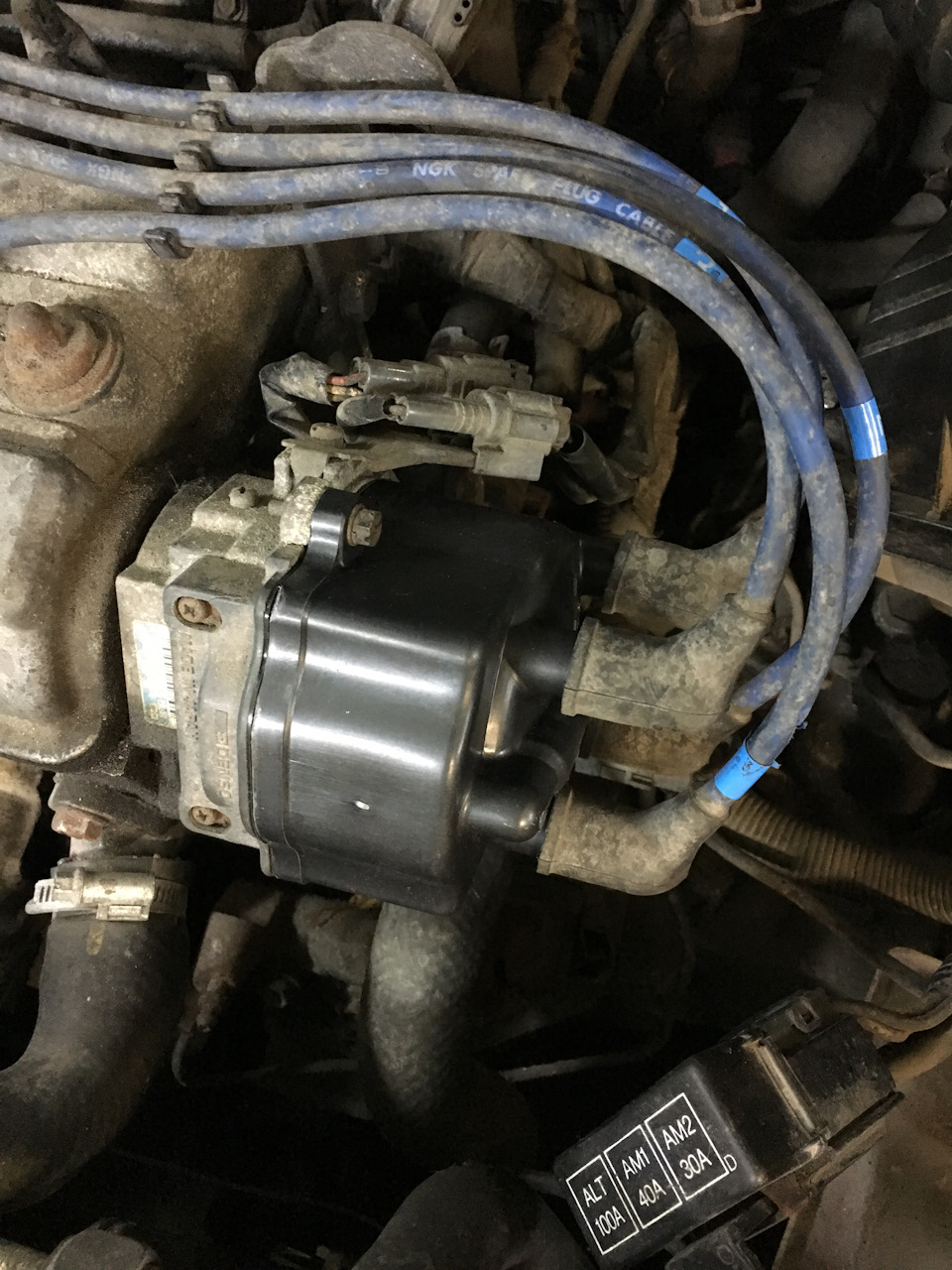 Чистка БДЗ/инжектора, замена свечей, бегунка, крышки трамблера — Toyota ...