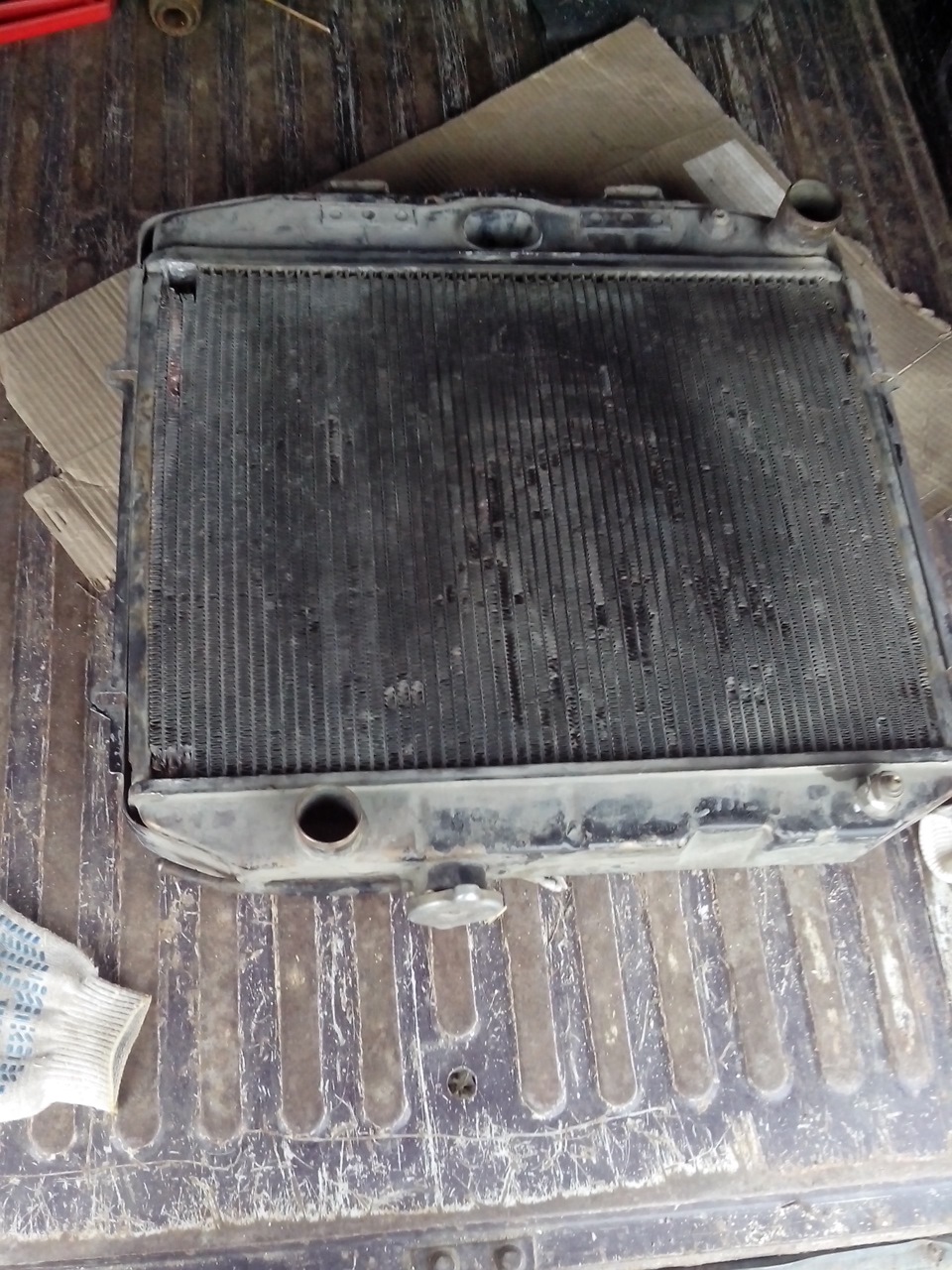 ТО 140-ремонт радиатора, замена масла, шприцевание. — УАЗ Patriot, 2,7 ...