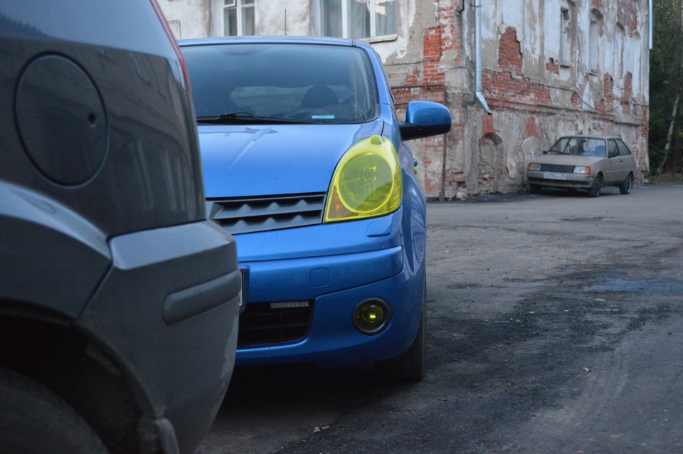 Фары пожелтели — Nissan Note (1G), 1,6 л, 2008 года | стайлинг | DRIVE2