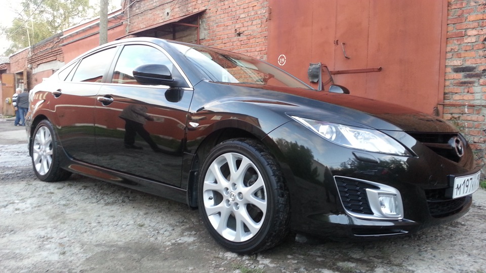 Накладки на пороги — Mazda 6 (2G) GH, 2 л, 2008 года | визит на сервис ...