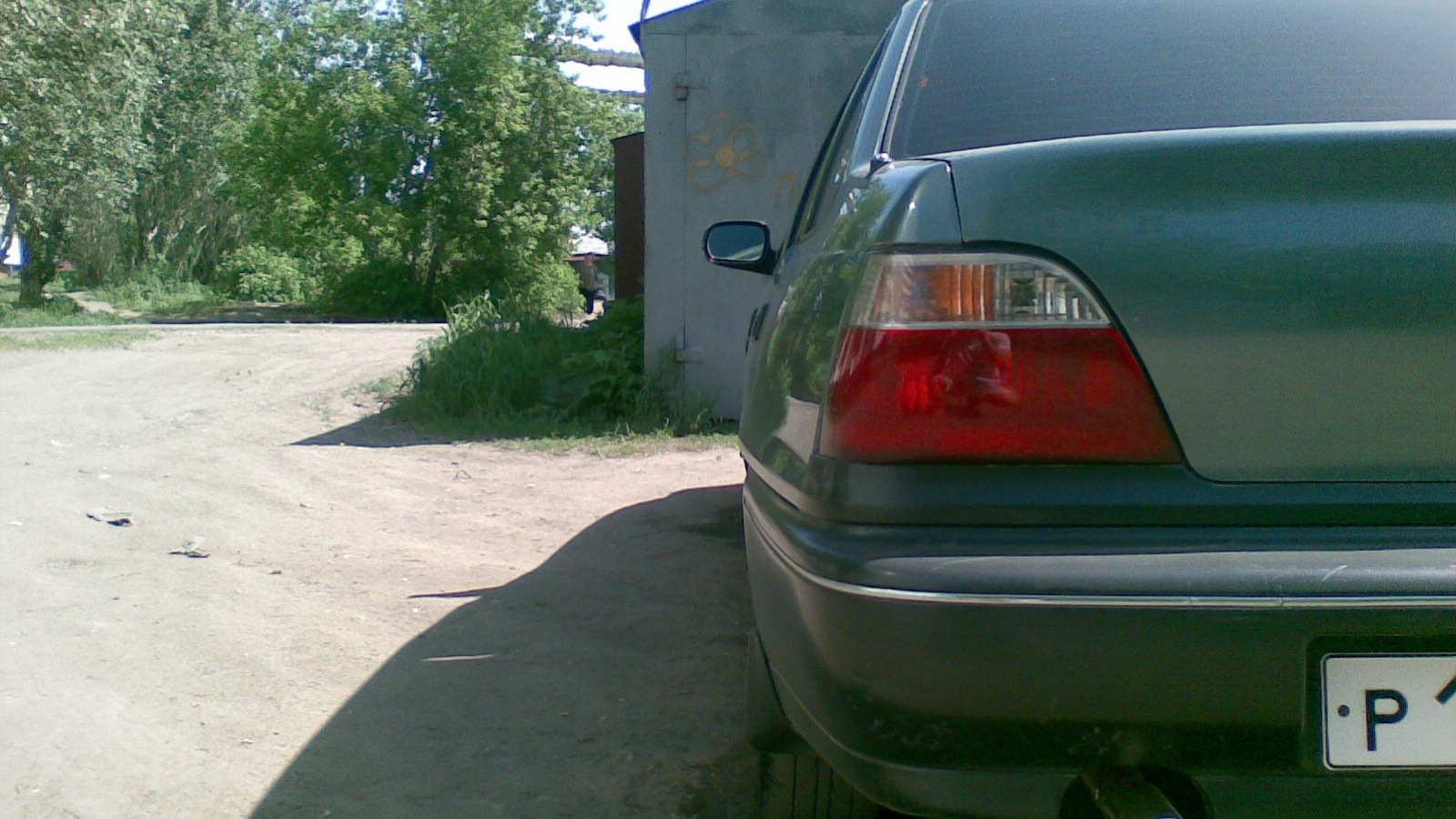 Daewoo Nexia 1.5 бензиновый 1999 | серо-зеленый металик на DRIVE2