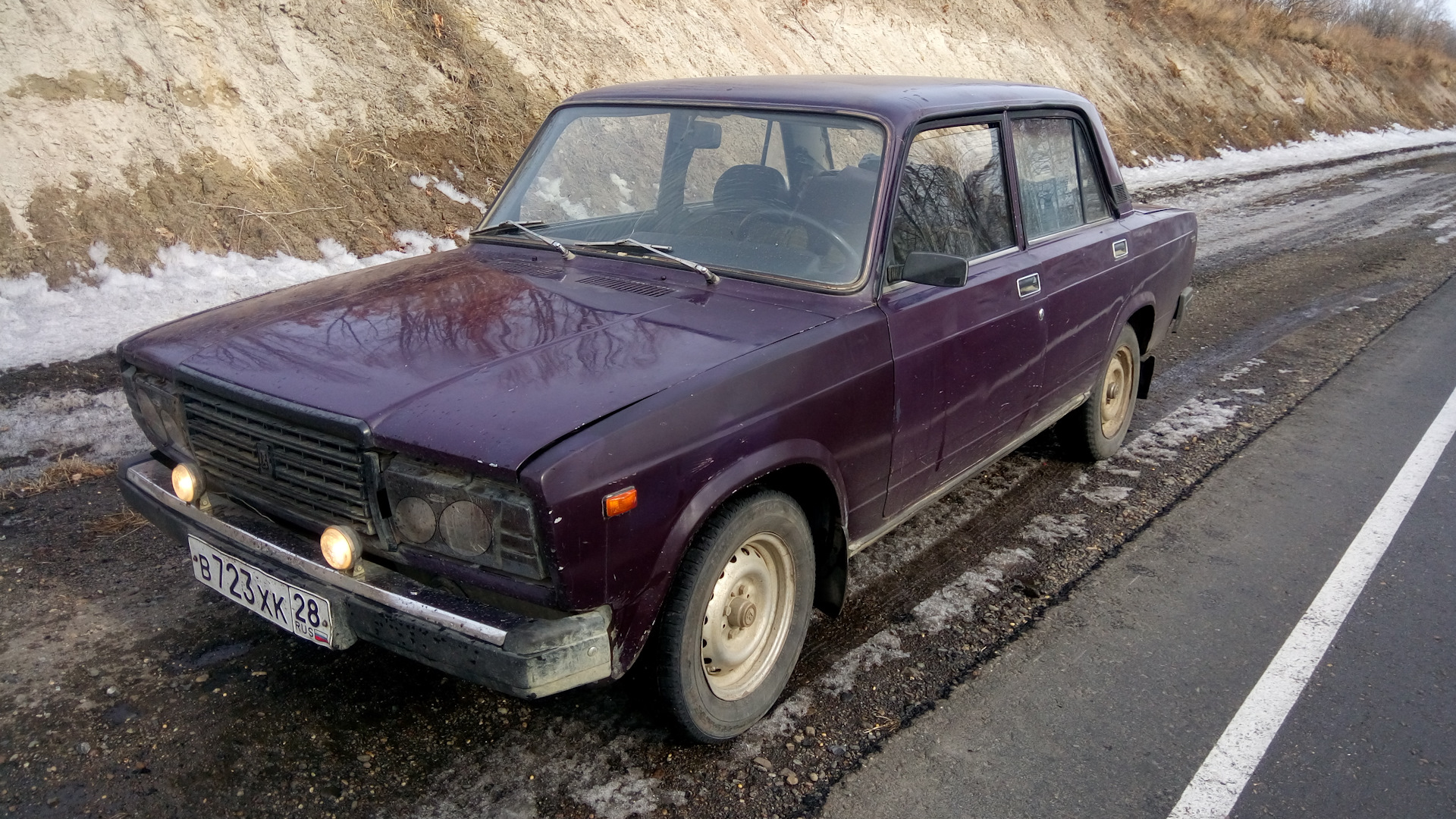 Lada 21072 1.6 бензиновый 2003 | Фиолетовый жигуль на DRIVE2