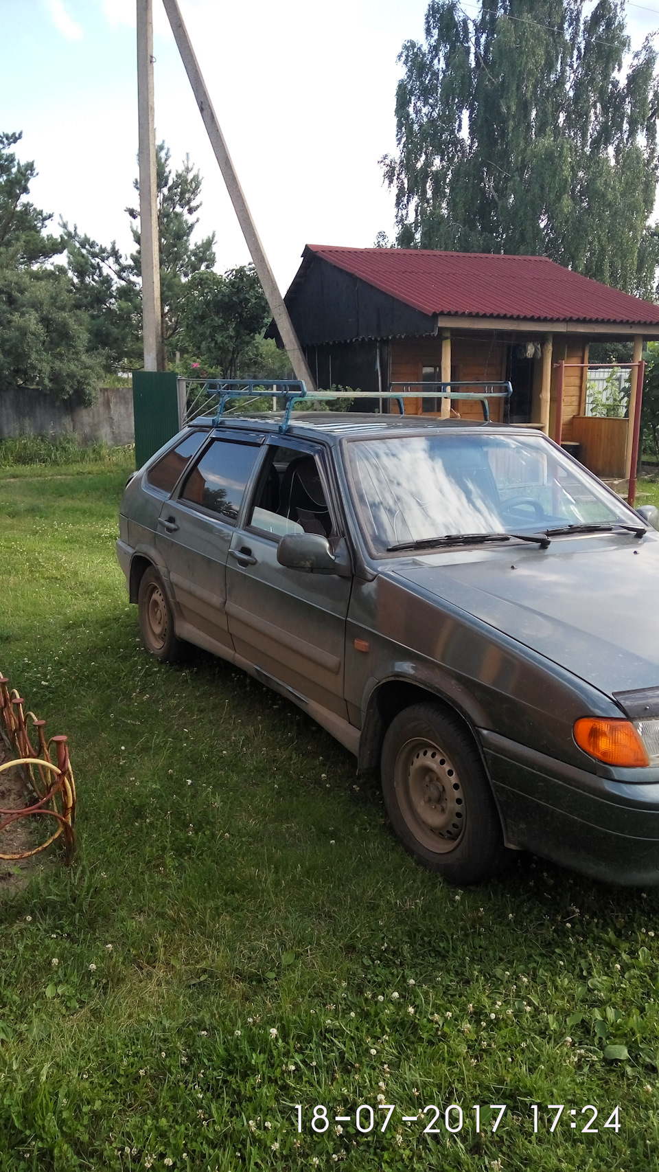 Багажник на крышу — Lada 2114, 1,6 л, 2008 года | другое | DRIVE2