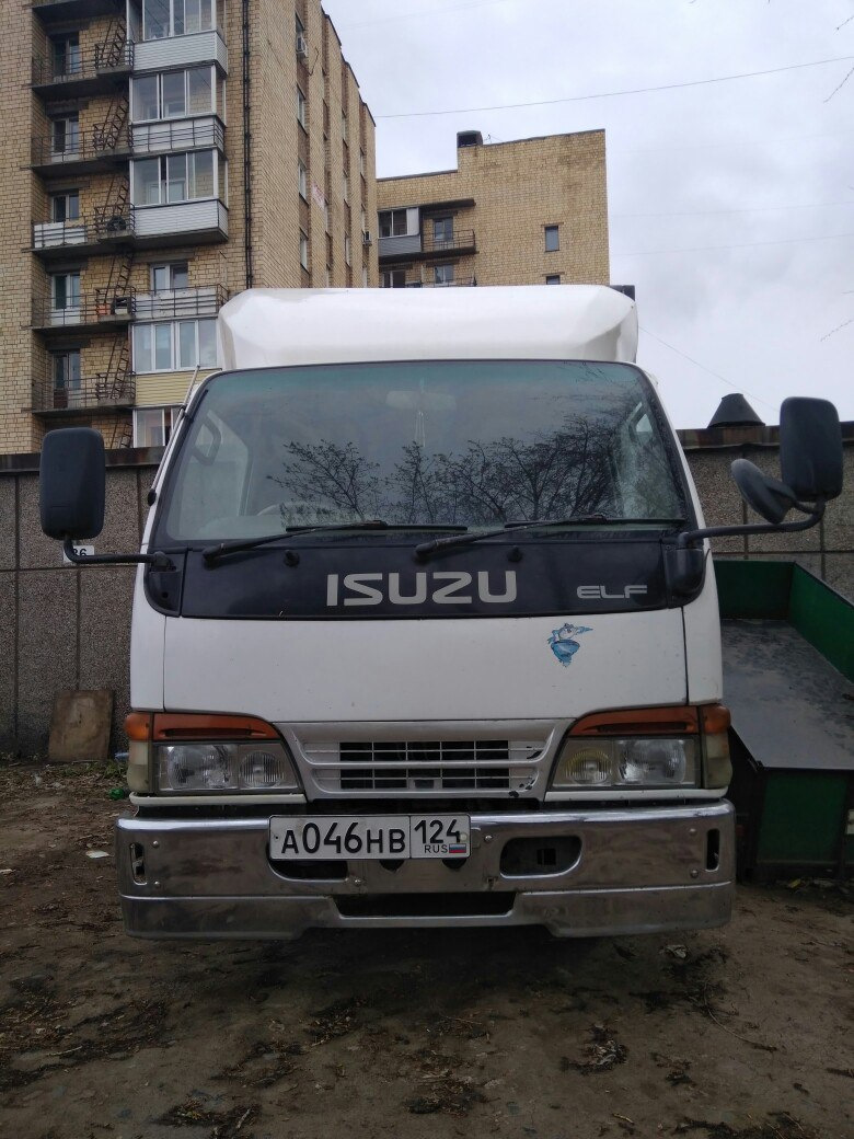 Isuzu elf 4be1 дымит