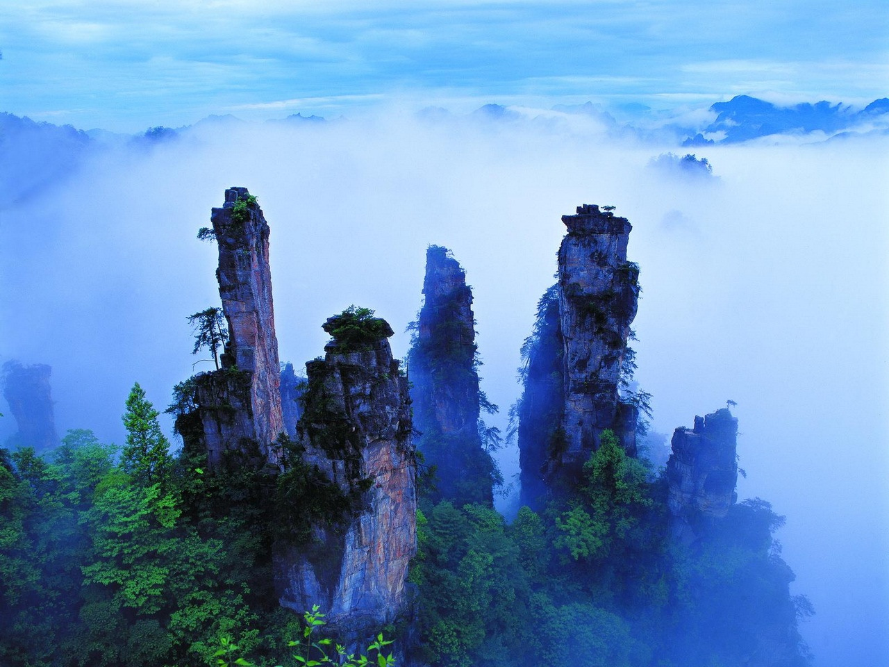 Национальный парк Zhangjiajie