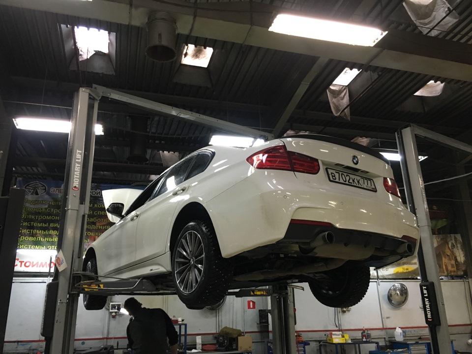 Как это было: Кастом даунпайп. — BMW 3 series (F30), 3 л, 2012 года ...