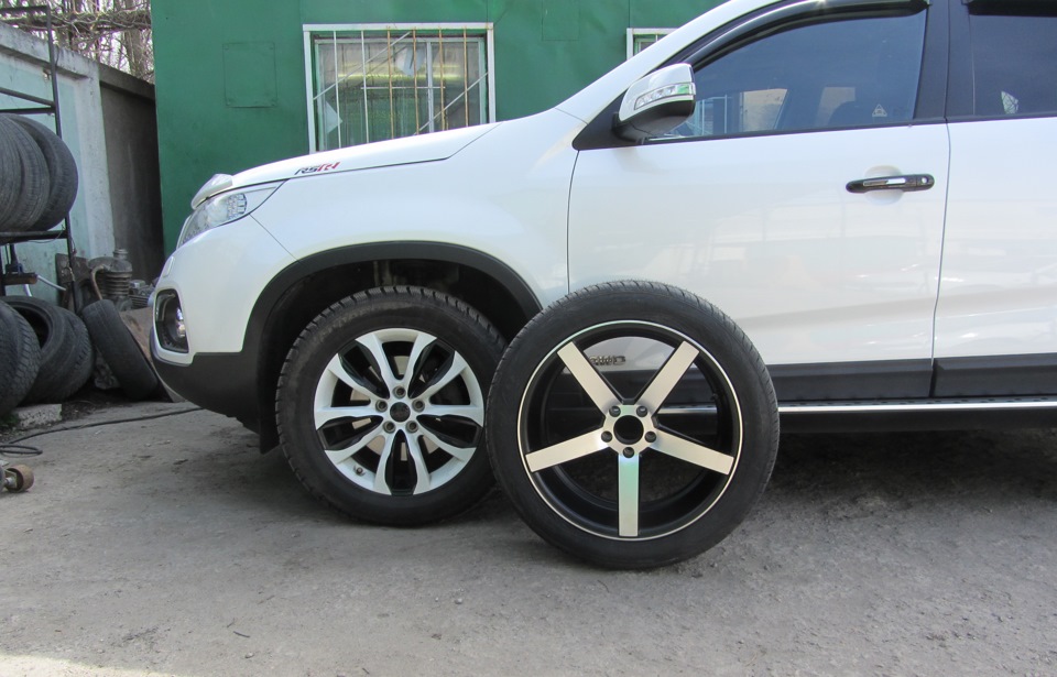 ПриКладка колес))) — KIA Sorento (2G)