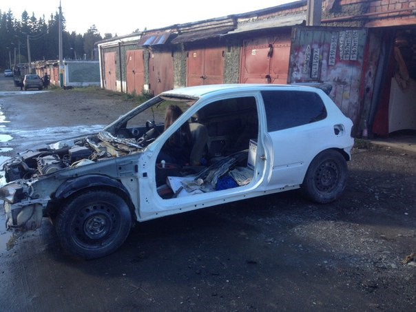 Подготовка к покраске ч.6 — Honda Civic Hatchback (5G), 1,8 л, 1992 ...