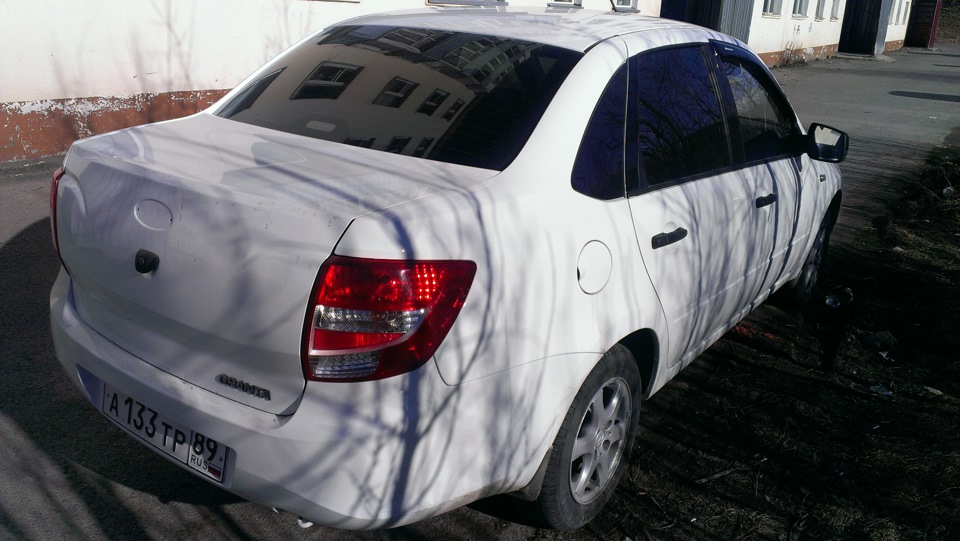Тонирнулся… — Lada Гранта (1G), 1,6 л, 2013 года | стайлинг | DRIVE2