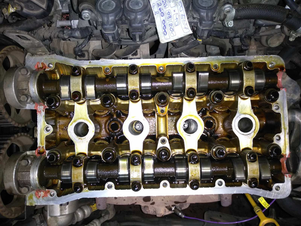 Алюминеевая клапанная крышка Ланос 1.6 — Daewoo Lanos, 1,6 л, 2006 года ...