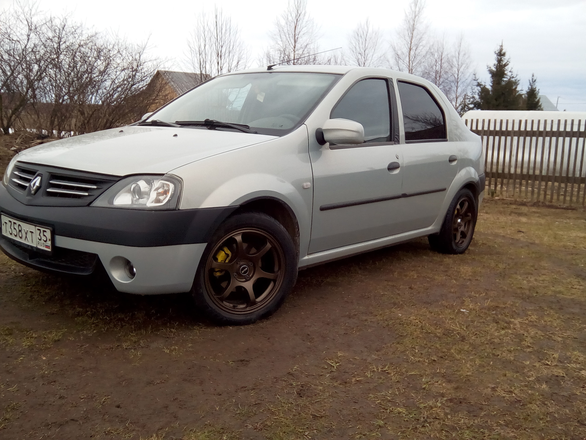 Переходим на 16 размер — Renault Logan (1G), 1,4 л, 2008 года | колёсные  диски | DRIVE2