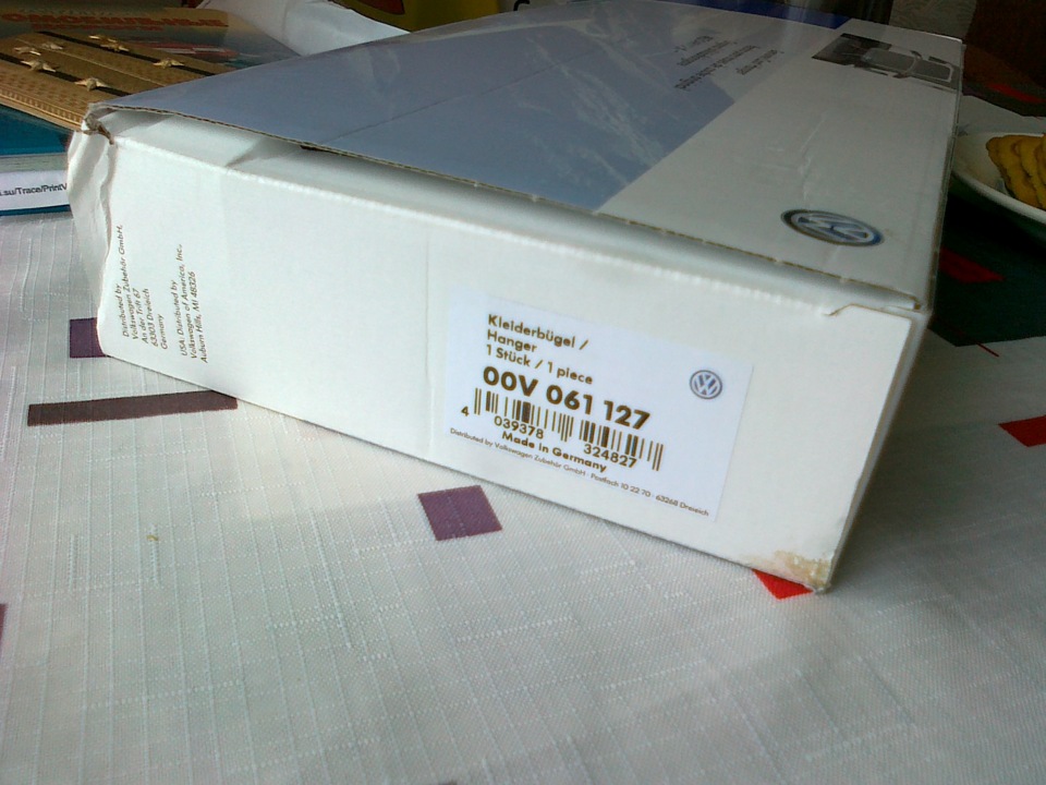 00V061127 Вешалка VAG | Запчасти на DRIVE2
