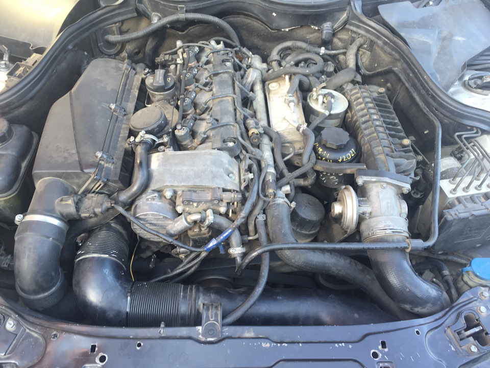 Проскальзывает ремень генератора — Mercedes-Benz C-class (W203), 2,2 л ...