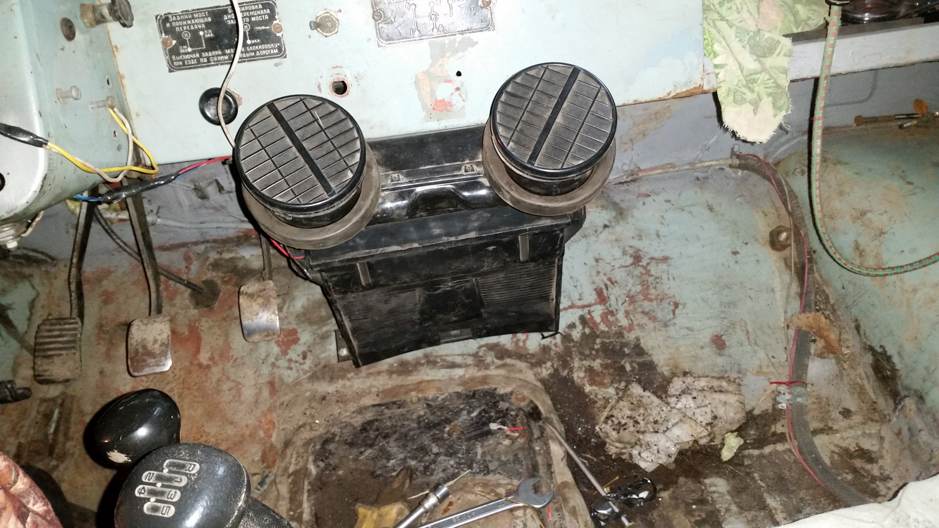 Отопитель ВАЗ в ЛУАЗ — ЛуАЗ 969, 1,6 л, 1975 года | тюнинг | DRIVE2