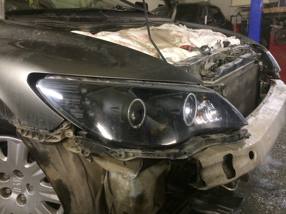 Как снять фару honda civic 4d Ксенон, замена лампы - Honda Civic 4D (8G), 1,8 л, 2008 года своими руками DRIVE