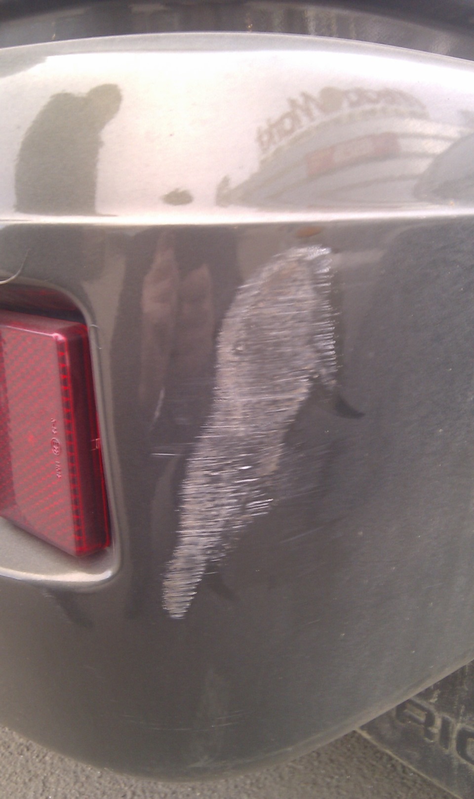 Печалька. Притерли бампер. — УАЗ Patriot, 2,7 л, 2013 года | визит на ...