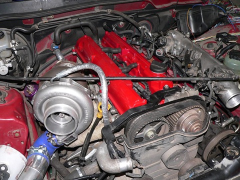 Installed turbine and cooler  - Toyota Altezza 30 L 2003