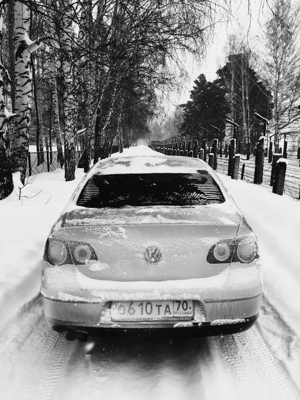 В Сибири метель, дороги не видно. Для вас фотосет) — Volkswagen Passat B6,  1,8 л, 2008 года | обкатка | DRIVE2