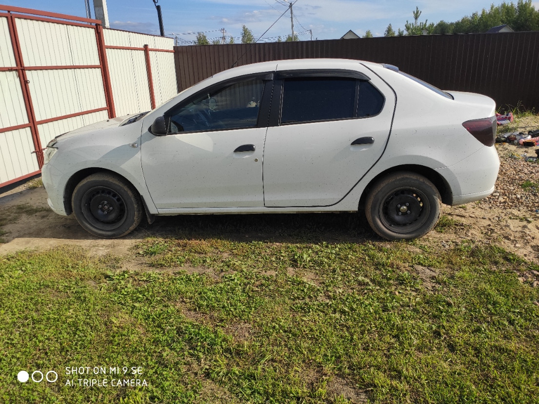 Покраска колпаков — Renault Logan (2G), 1,6 л, 2019 года | стайлинг | DRIVE2