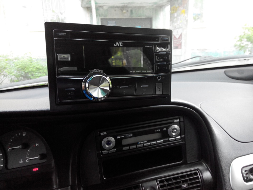 2DIN автомагнитола JVC KW-R500EY вместо штатной — Chevrolet Rezzo, 1,6 ...