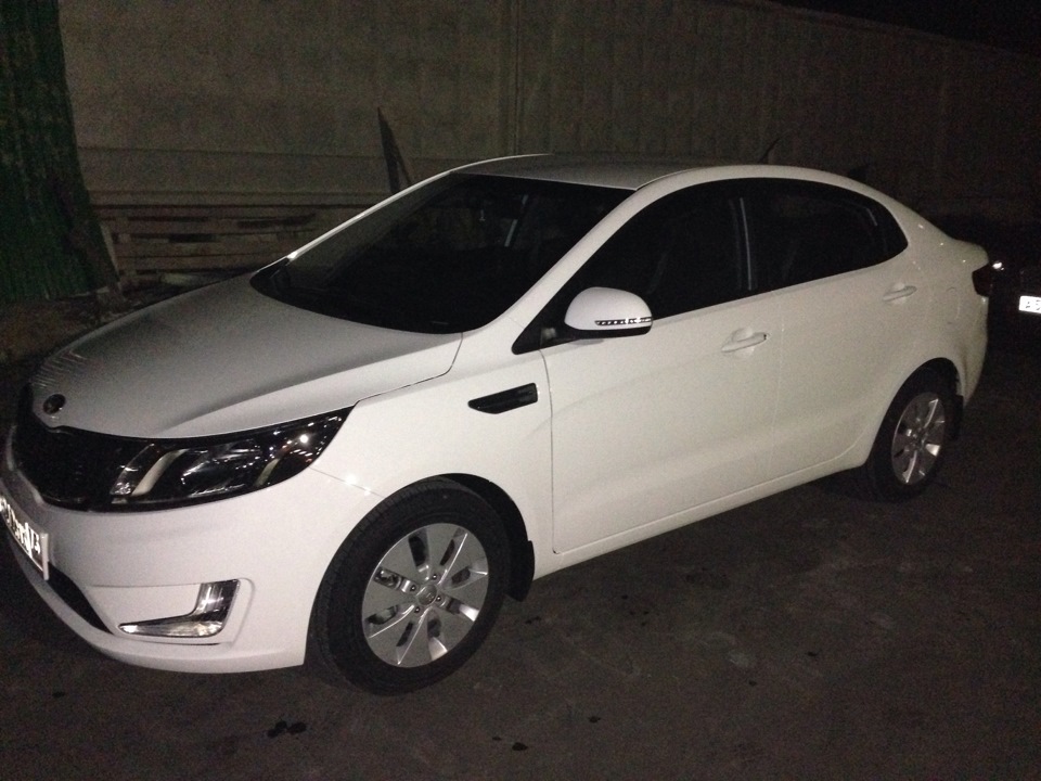 Первая мойка или тетя Ася приехала))) — KIA Rio (3G), 1,6 л, 2014 года ...