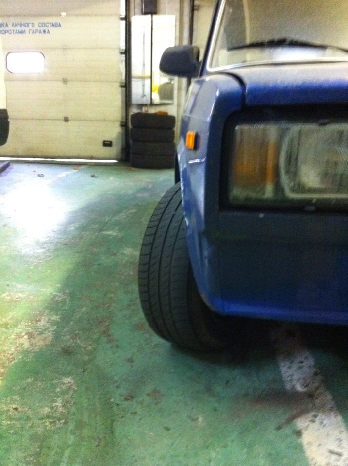Выворот колес до установки новых рычагов — Lada 21053, 2006 года ...