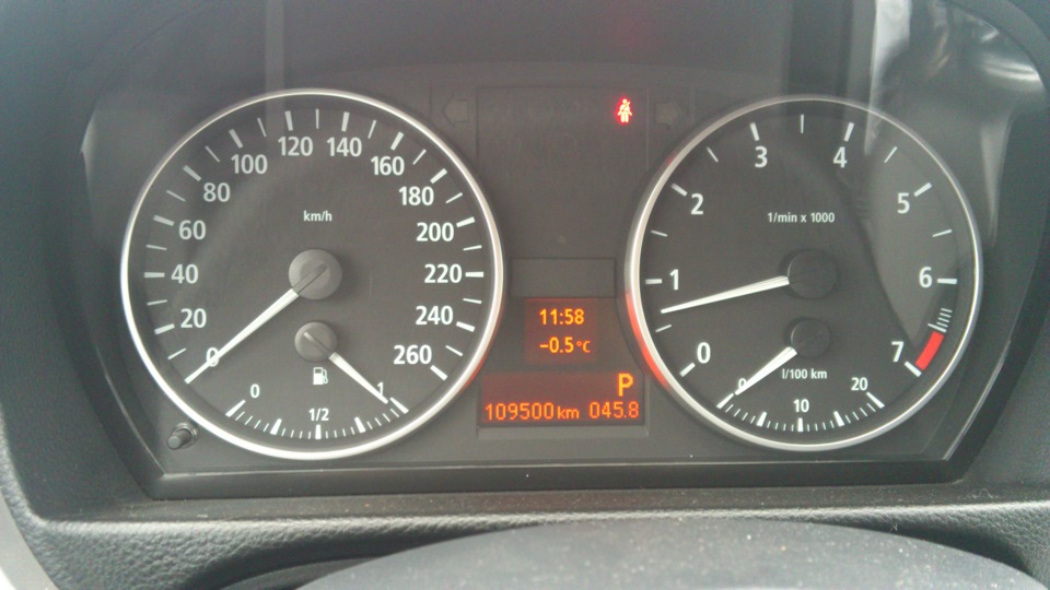 Проехали 45.8 км овощем до Брониц… — BMW 3 series (E90)