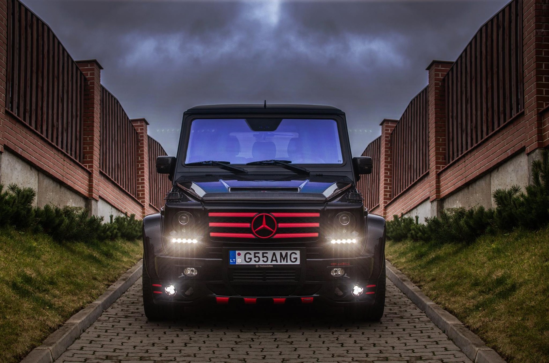 AMG g63 стробоскопы