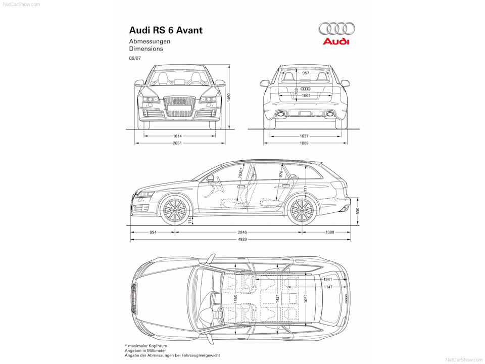Чертеж деталей кузова audi q7 4l