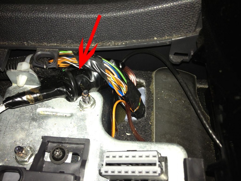 Установка usb розетки в opel astra h