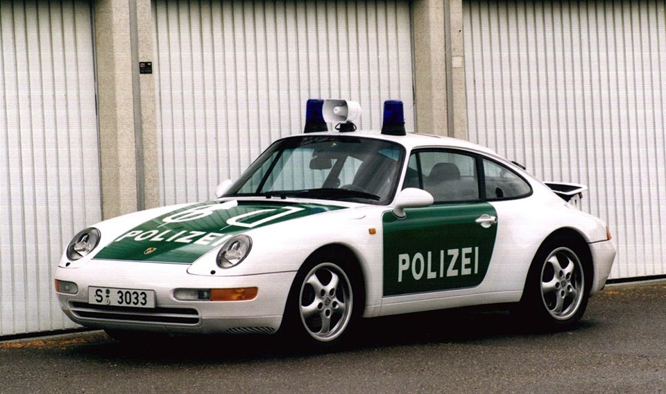 Porsche Cayman Polizei