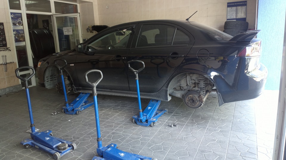 С 35 на 40 профиль . почувствуй комфорт снова — Mitsubishi Lancer X, 2 ...