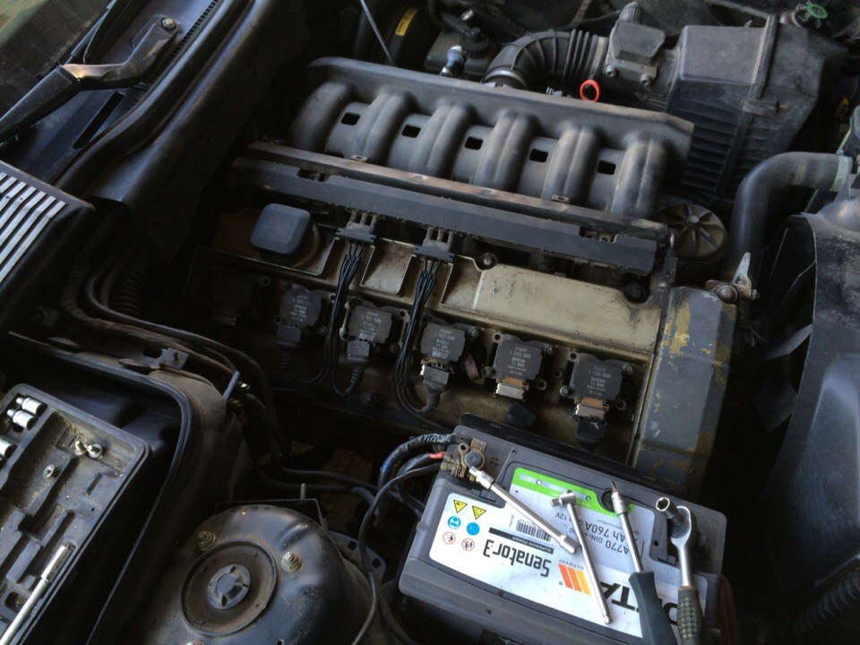 Поменял бендикс на стартере — BMW 5 series (E34), 2 л, 1991 года ...
