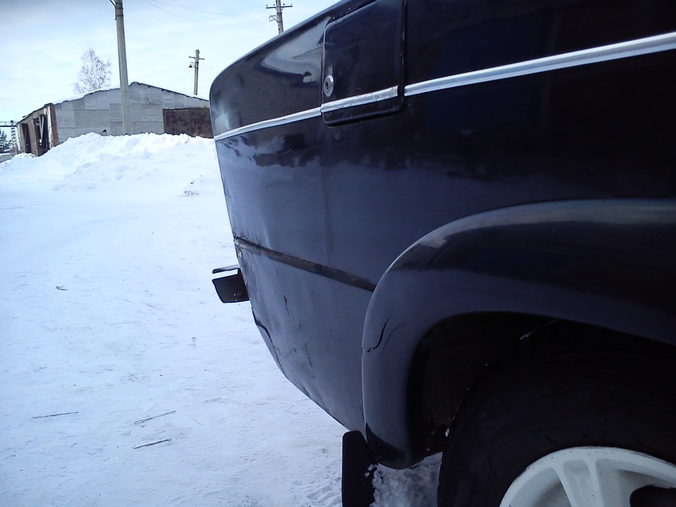 Ну вот и добрался до заднего крыла — Lada 2106, 1,6 л, 1998 года ...