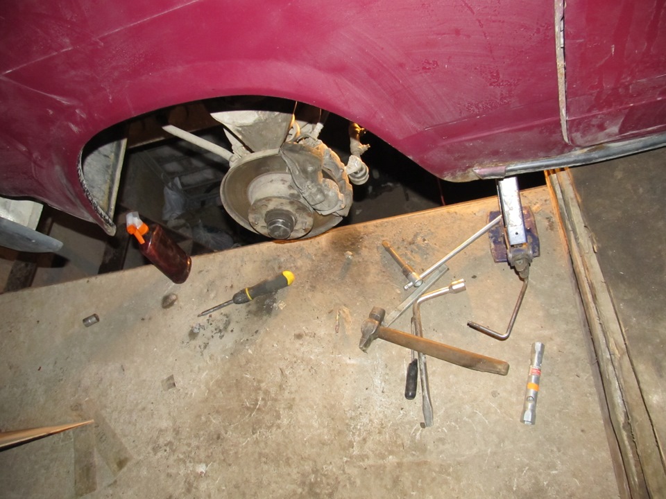 Снятие суппорта: выполнено 3%((( — Lada 21043, 1,6 л, 1999 года ...