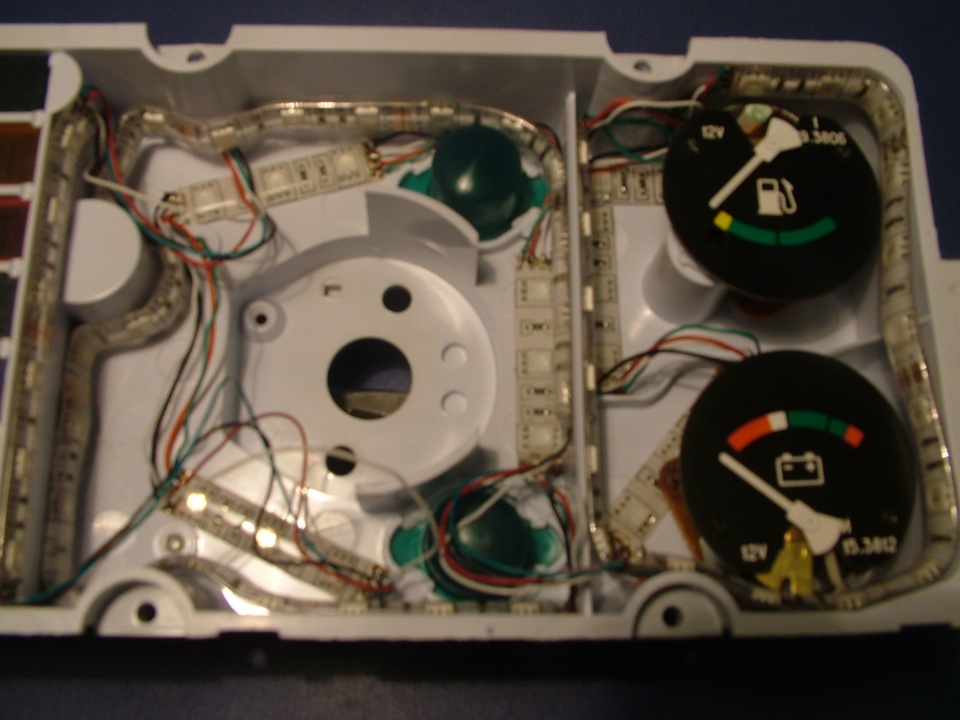 RGB подсветка приборки на ваз 2107 — Lada 21073, 1,5 л, 1998 года ...