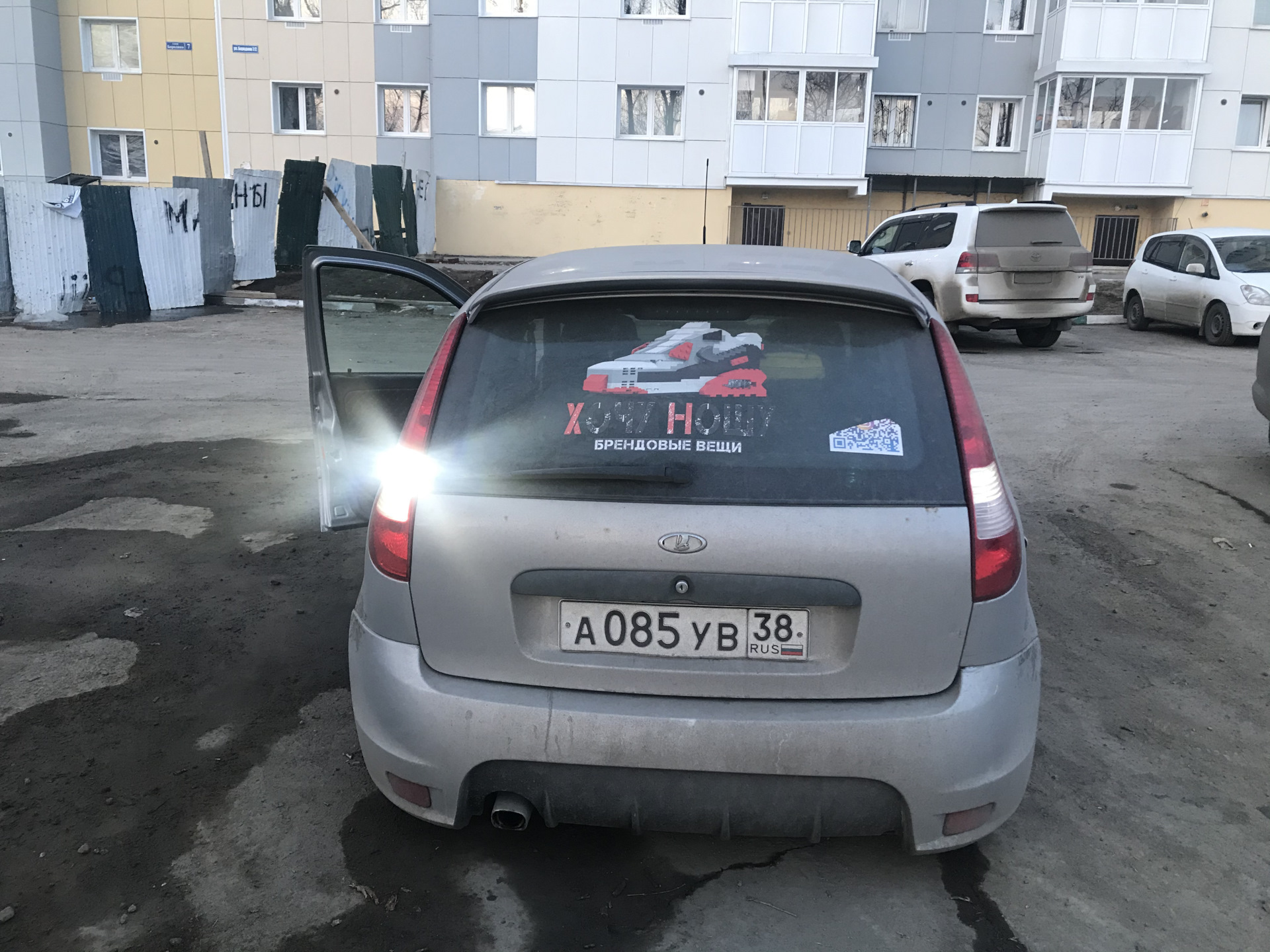 LED лампы в фонари заднего хода — Lada Калина Хэтчбек (1G), 1,6 л, 2010 ...