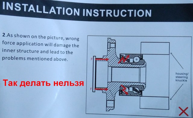Правильная запрессовка переднего ступичного подшипника Шкода, Ауди, VW ...