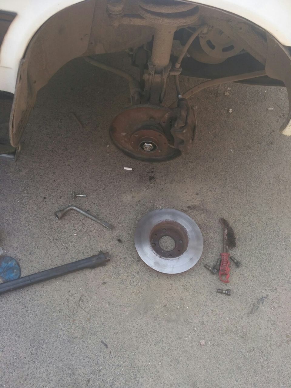 Вибрация при торможении — LADA 21099, 1,5 л., 1992 года | своими руками ...