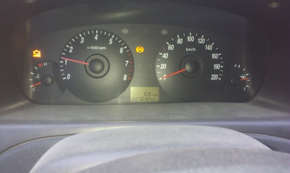 Про расход топлива — Hyundai Elantra (3G), 1,6 л., 2004 года ...